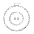 DBCA013 Hot Sale Fashion Jewelry Set Pearls Necklace Earrings Bracelet Set for Women