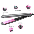 Professional Ceramic Heating Plate Flat Iron 2 in 1 Hair Straightener and Curler Hair Styling Curling Iron