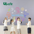 U&U Removable Reusable Foldable Melamine Chalkboard for School and Office Use