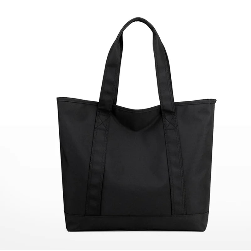 Bulk Plain Canvas Tote Handbag with Long Handle Blank Grocery Shopping Bag for Women