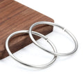 New Arrivals Cutting Ring for DIY Jewelry Necklace and Bracelet Stainless Steel Big Size Opening Ring Hoop for Making Jewelries