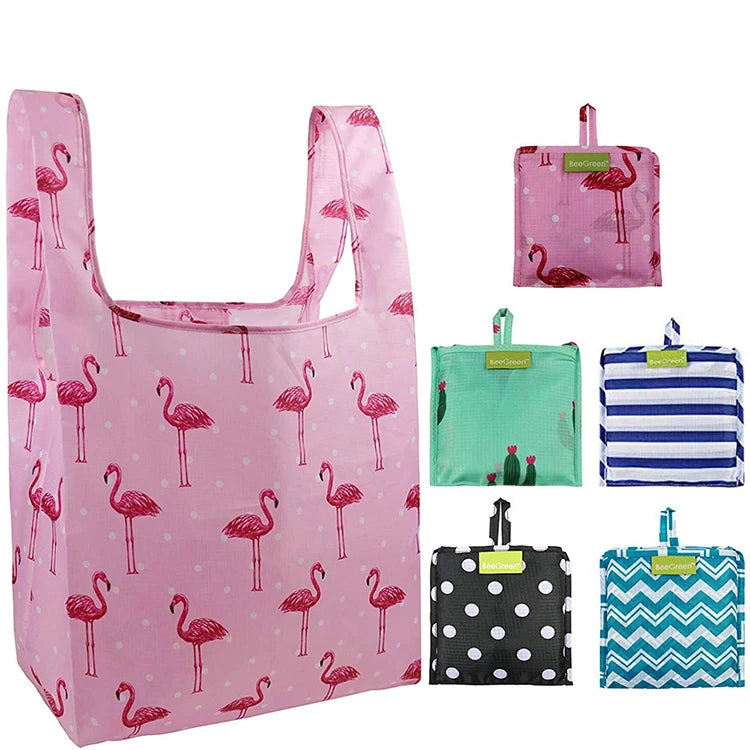 Coming Cheapest Portable Large Thick Reusable Custom Foldable Shopping Bag Wholesale Price Sustainable Rpet New Customized LEMEI