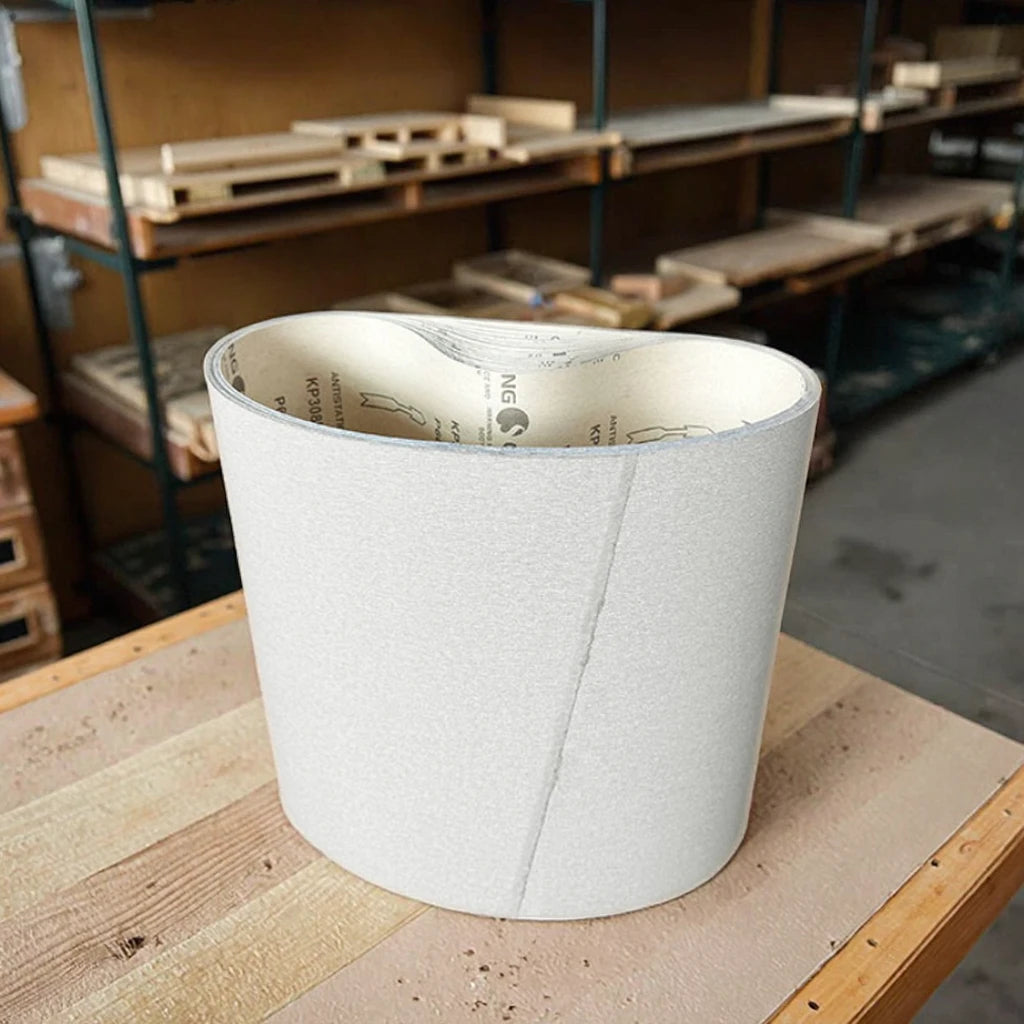 Customized Size Backing Kraft Paper Abrasive Belt Silicon Carbide Polishing Furniture and Leather Sanding Belts