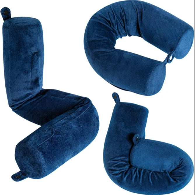 High Quality  Memory Foam U Shape Travel Support Custom Camping Cervical Neck Pillow Travel Kit Airplane Pillow