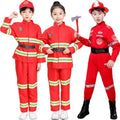Kids Fireman Costume Toy for Kids Boys Girls Complete Firefighter Accessories