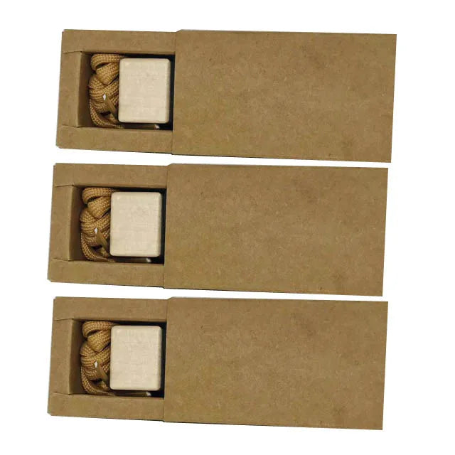 Custom 8ml Car Perfume Bottle Kraft Paper UV Coating Embossing Gift Box with Recycled Materials