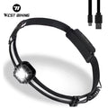 USB Chargeable West Bike Running Waist Light 300 Lumens IPX4 Waterproof 30 Degree Tiltable Head 3 Modes-Bicycle Accessories