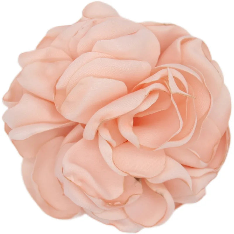 8 cm Mini Artificial Tea Rose Flower Head for Home Diy  Silk Wrist Flower Wedding Corsage