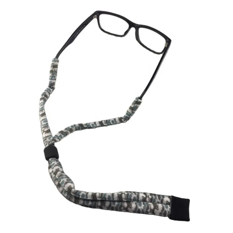 Durable Custom Full Printing 35CM Anti-Slip Promotional Gift Eyeglass Sunglasses Strap Stylish Cotton Polyester Glasses Cord