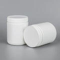 China Factory 500ml 16oz White HDPE Solid Power Jar Protein Food Grade Plastic Bottle Nutritional Supplement Packaging Bottle