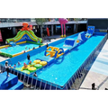 Outdoor Kids Playground Inflatable Water Slide Bounce House PVC Material 1 Year Warranty Hanlin HL-002 High Capacity (>500kg)