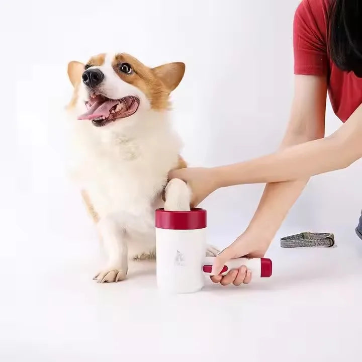 Pet Paw Washing Cup Portable Automatic Dog Paw Cleaner Multifunctional 360 Clean Skin Friendly Silicone Cat Foot Cleaning Cup