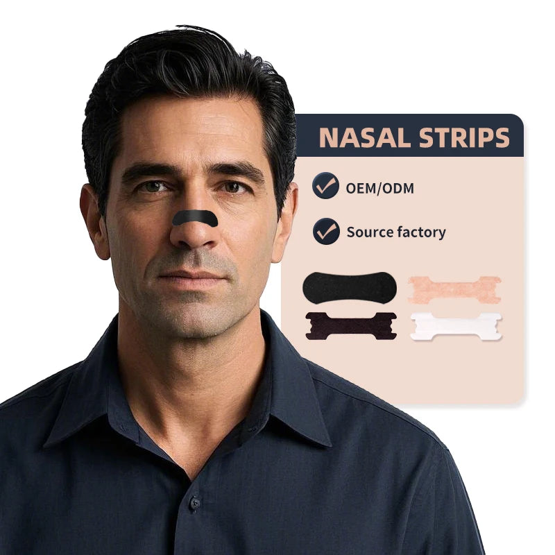 Wholesale Stop Snoring Products Better Breath Nasal Strips Relieve Nasal Congestion  Stop Snoring Good Sleep Black Nasal Strips