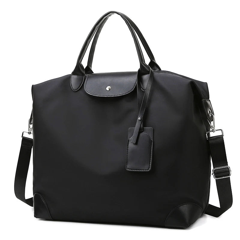 Women's Lightweight Nylon Waterproof Crossbody Tote Bag Handbag Purse with Shoulder Strap Crossbody Shoulder Tote Bag