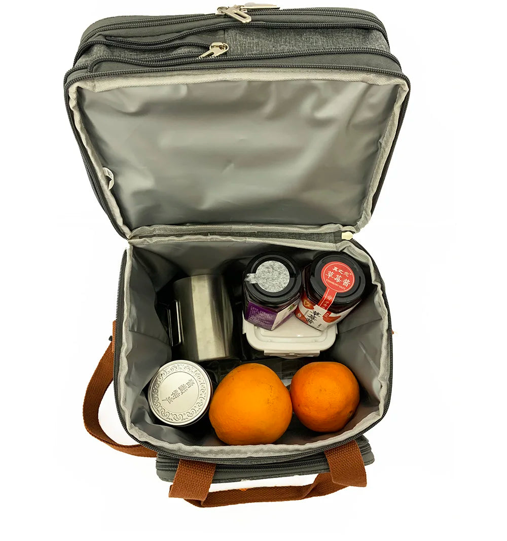 Food Delivery Bag with Cup Holders Drink Carriers Premium Great for Beverages Grocery Pizza Commercial Quality Hot Cold Hot Box