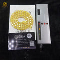 GRA Certified HipHop 925 Sterling Silver 6.5mm Canary Yellow Moissanite 16in 18in 20in 22in 24in Choker Tennis Chain Necklace