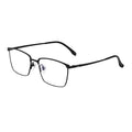 Vintage Branded Titanium Alloy Eyeglasses Frames Prescription Optical Eyewear for Women Men Diamond Face Shape Match Rectangle
