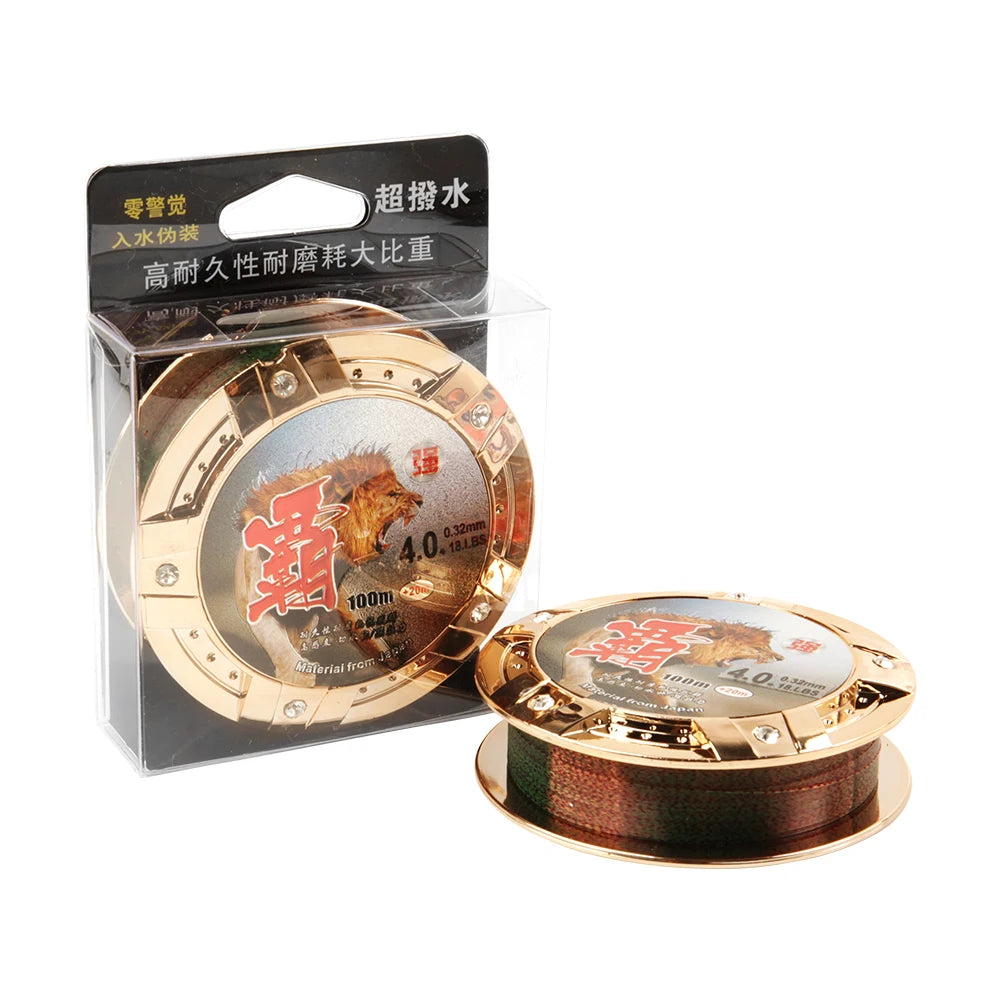 Wholesale Camouflage Monofilament Fishing Line Super Strong Nylon Fishing Lines Fishing Tackle Accessory