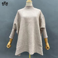 Janefur Soft Ladies Pullover Jumper Plus Size Custom Knitted Coat Wool Women's Sweaters