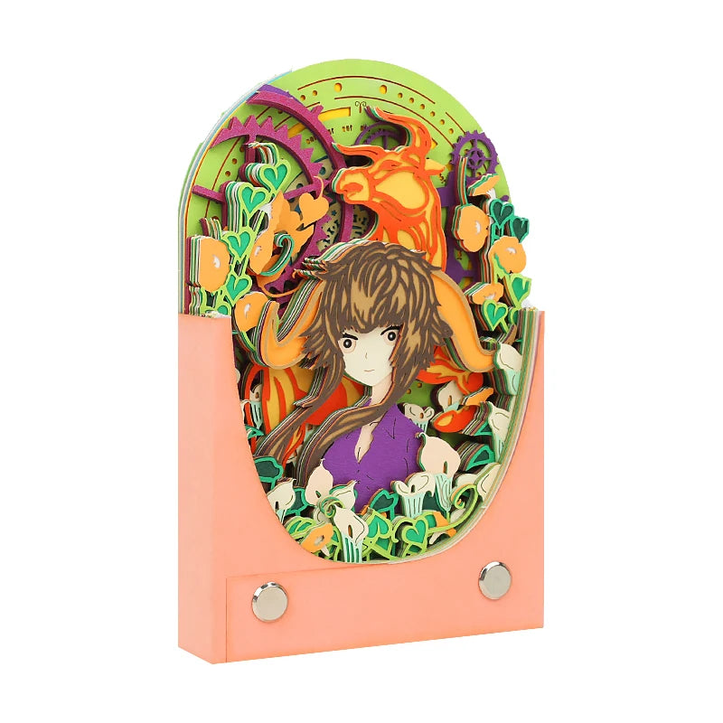 Lovely Style DIY Art Note Paper Building Block 3D Sticker Notes Memo Pads Paper Carving Creative Post Notes