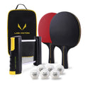 LOKI Rxton Portable Table Tennis Set 2 Racket 6 Ball Professional Table Tennis Racket With Double Zipper case