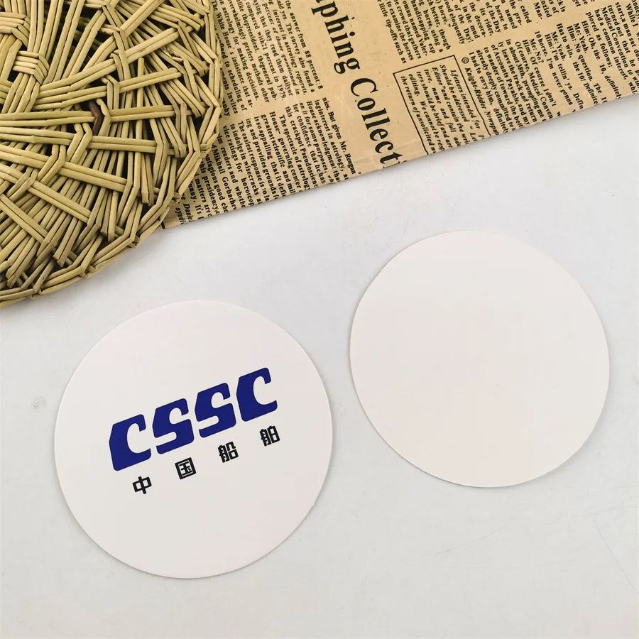 Promotional Gifts Custom Absorbent Paper coaster bar Drink coaster Pulp Paper coaster Made in China