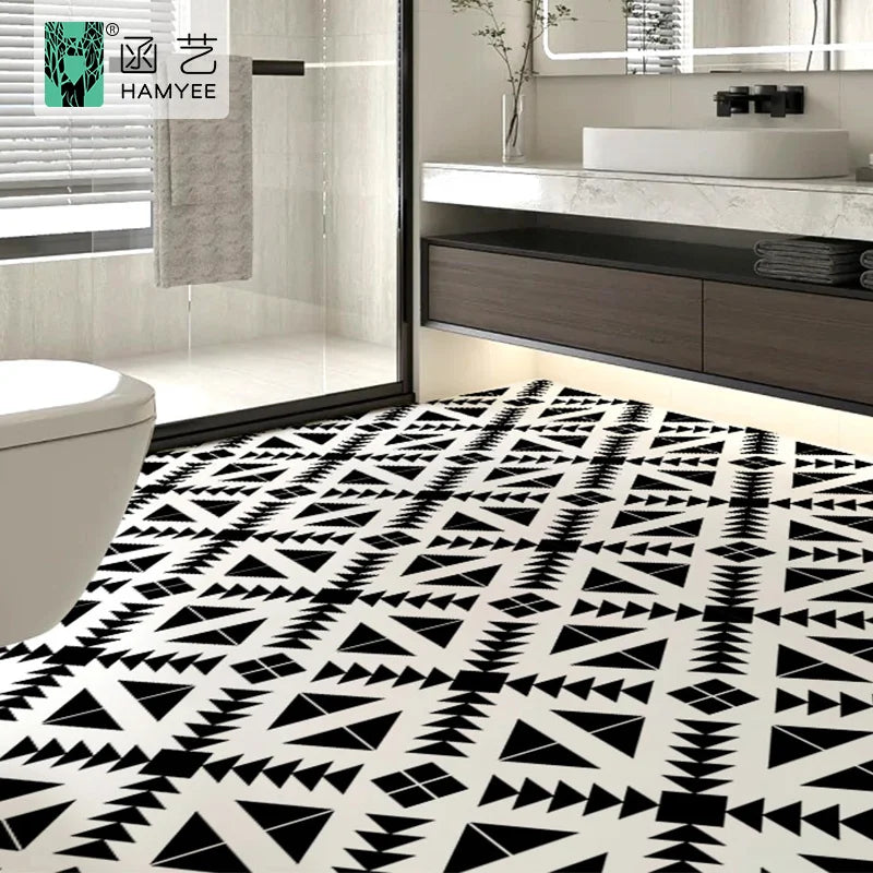 Floor Vinyl Non-slip Waterproof Pvc Sticker for Stone Office Wall Sticker Custom Floor Decals