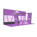 20x10 New Design Modular Aluminum Tradeshow Exhibition Backdrop Display Tension Fabric Event Booth for Expo & Promotions