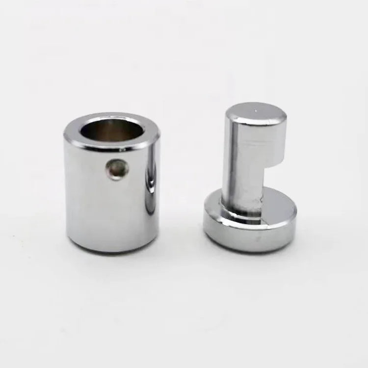 Aluminium Alloy Wall Standoff Mounts 16*19 Glass Holder with Chromed Plated Advertising Clip for Sign Displays Fasteners Product