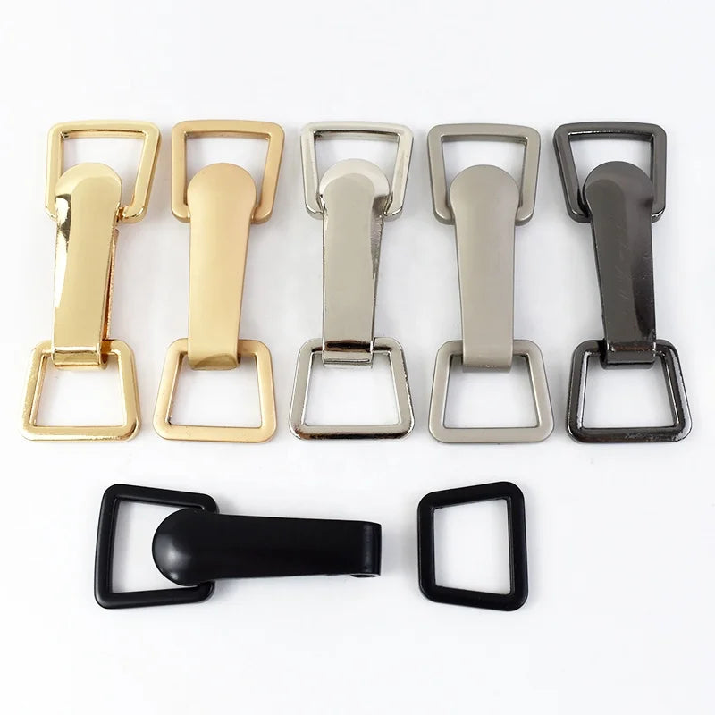 Meetee AP095 18mm Garment Accessory Sewing Material Down Coat Connection Buckle Women's Belt Decorative Metal Buckle
