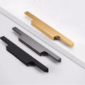 Factory Custom Simple Furniture Cabinet Handle Gold American Wardrobe Drawer Door Handle