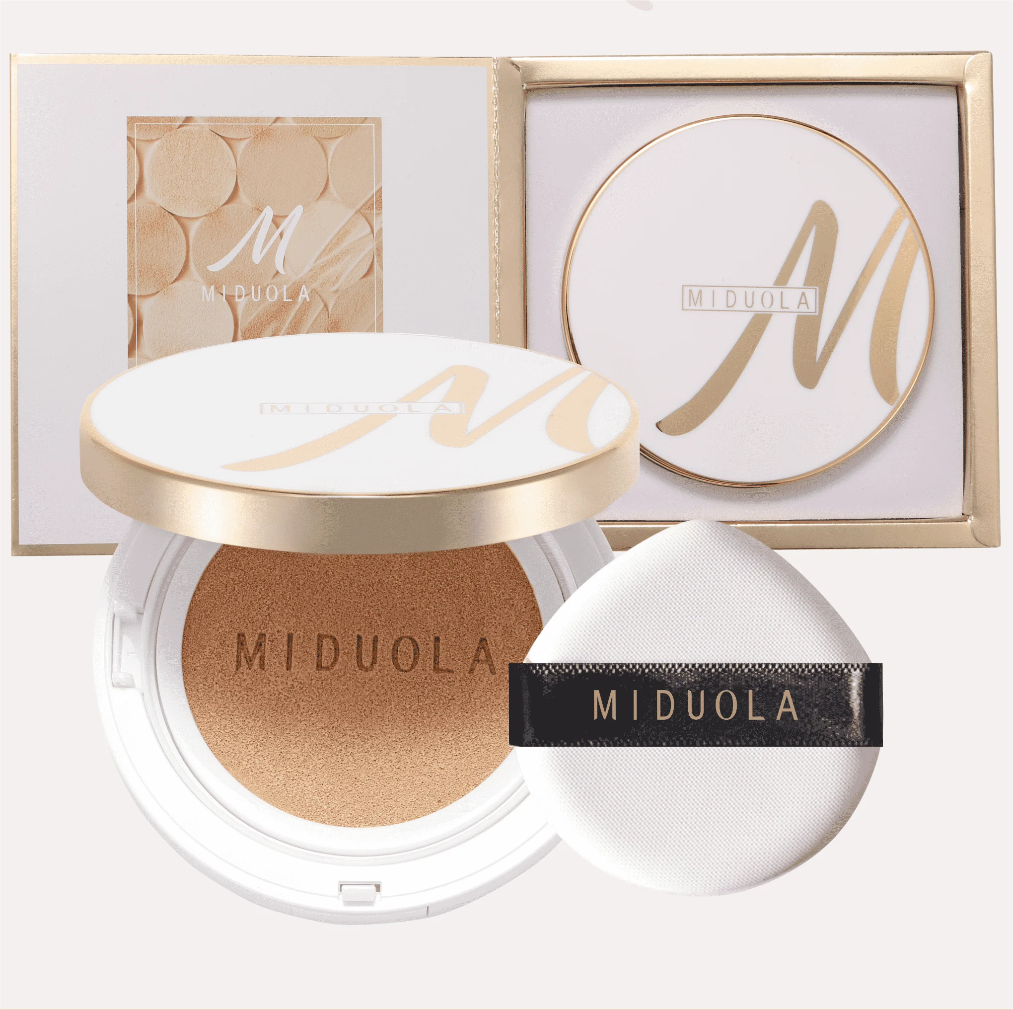 MIDUOLA New Large Capacity Mineral Herbal Air Cushion Foundation Private Label Full Coverage Waterproof Sunscreen BB Cream
