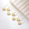 Initial Heart Necklaces for Women 925 Sterling Silver Gold A-Z Letter Heart Shaped Love Charm Pendant Necklace Birthday Jewelry