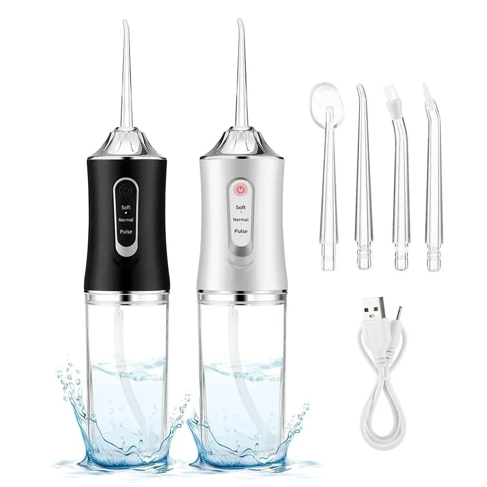 Water Floss Oral Care Dental Cleaner IPX7 Waterproof Oral Irrigator Dental Cleaner Water Floss Portable