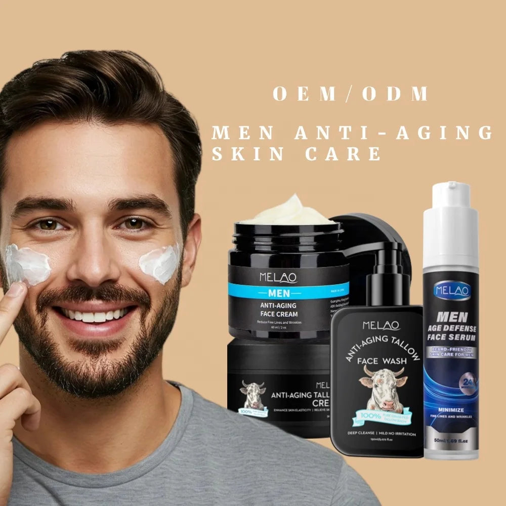 MELAO Men Face Moisturizer Cream Anti Age Whitening Cream Provide Labels Anti Aging Skin Care for Men Anti Aging Face Cream