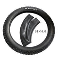 New Image Mountain Bike KENDA 24 Inch Compatible 24x4 Fat Tire Electric Mountain Bike Outer Tyre Inner Tube Fat Bike Tires 24x4.