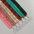 2025 Mobile Phone Lanyards Vintage Long Necklace 120cm Crossbody Chain Glossy Women's Jewelry Acrylic Mobile Phone Chain