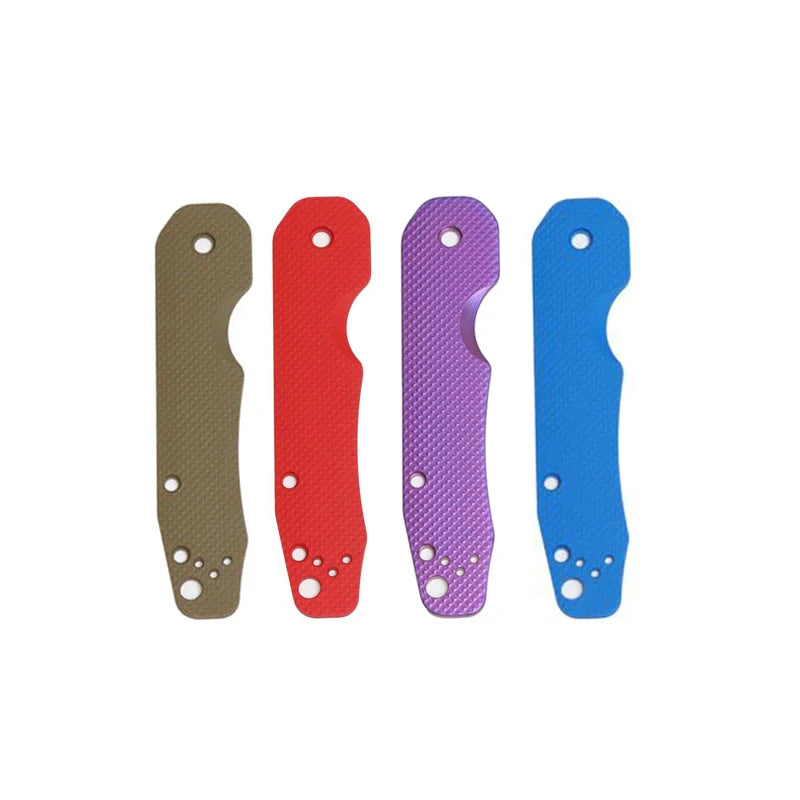 Custom SMOCK KNIVES G10 SCALES WITH PATTERN/LOGO for SPYDERCO SMOCK