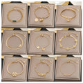 Wholesale Simple Versatile 18K Gold Color Titanium Steel Bracelet Ins Personality Fashion Jewelry Stainless Steel Chain Link