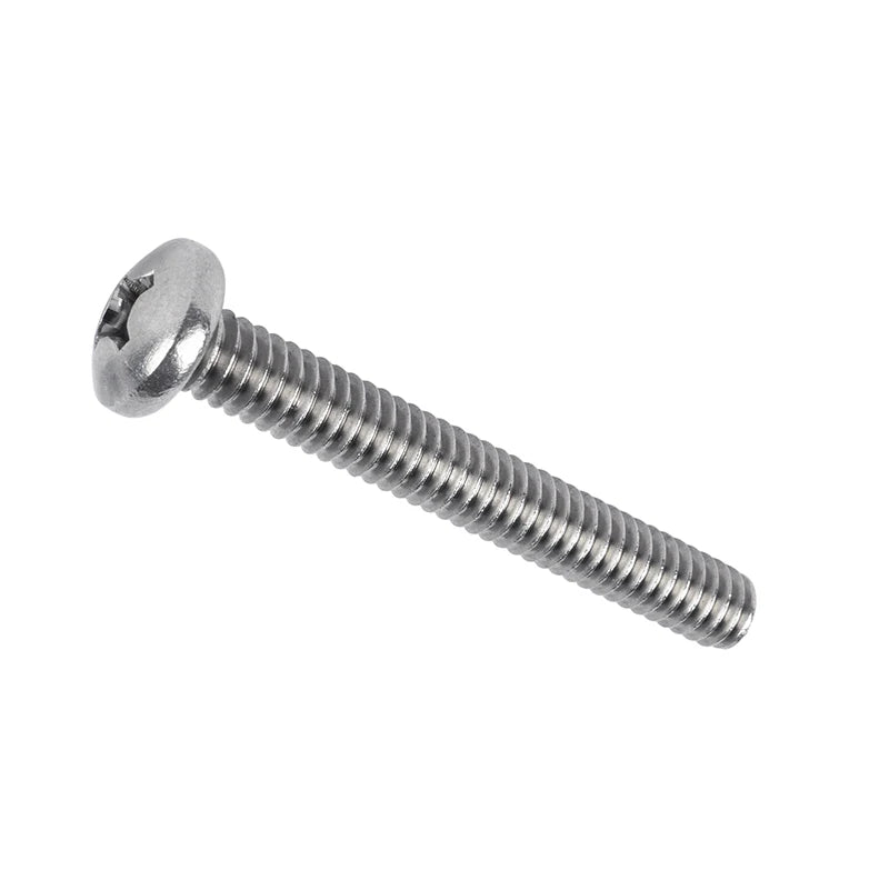 High Strength Stainless Steel Metric/Inch M2-M12 Cross Round Pan Head Machine Bolt Screw