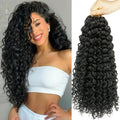 GoGo Curl Curly Crochet Hair for Women Water Wave Deep Wave Braiding Hair Bohemian Crochet Braids Synthetic Hair Extensions