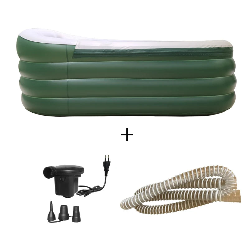 Manufacturer Wholesale PVC Plastic Inflatable Folding Foldable Bathtub for Hot & Cold Bath