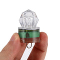 Mini ABS LED Waterproof Green Light Fish Lure Lamp Deep Drop Underwater Squid Light Plastic Fishing Equipment