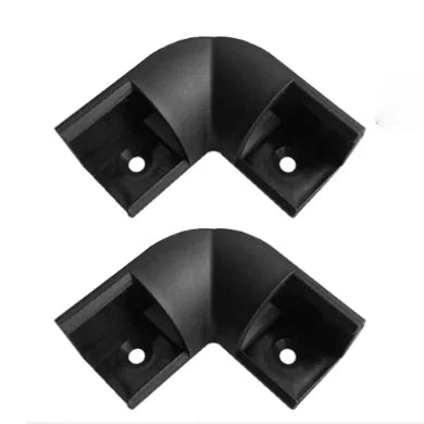 90degree V Style Shaped Connector Black Aluminium Profile LED Bar Light Holder Channel Corner Accessories for Strip Cabinet Lamp