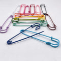 Jewelry Apparel Accessories Stitch Holders Black Colorful Brooch Craft Findings DIY Large Metal Safety Pins Metal Craft