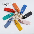 Wholesale Ins Small Gifts Simple Pu Leather Car Pendants Personalized Keychain Promotion
