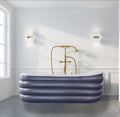 Manufacturer Customized PVC Foldable Bathroom Freestanding Bathtub Plastic Portable Bathtubs