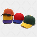 High Quality Gorras Embroidery Logo Structured Baseball Caps Custom Logo Unisex  Two Tone 6 Panel Polyester Sports Hat