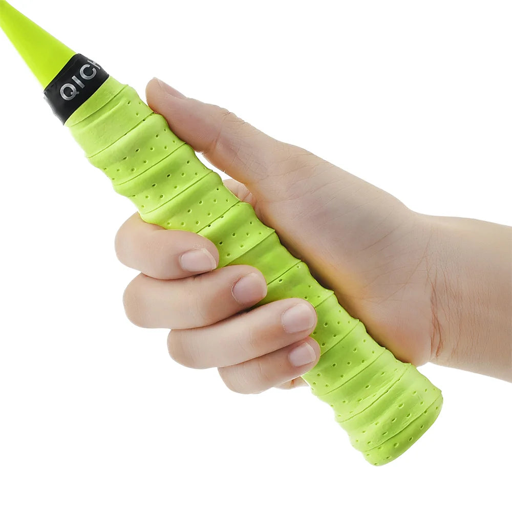 Durable Badminton Racket Overgrip Dragon Bone Hand Glue Anti slip Badminton Perforated Tennis Padel Rackets PU Grip