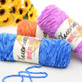 Dyed Super Chunky Big Crochet Thick DIY Handmade Knitted Velvet Chenille Yarn for Crochet Velvet Shoe Thread Scarf